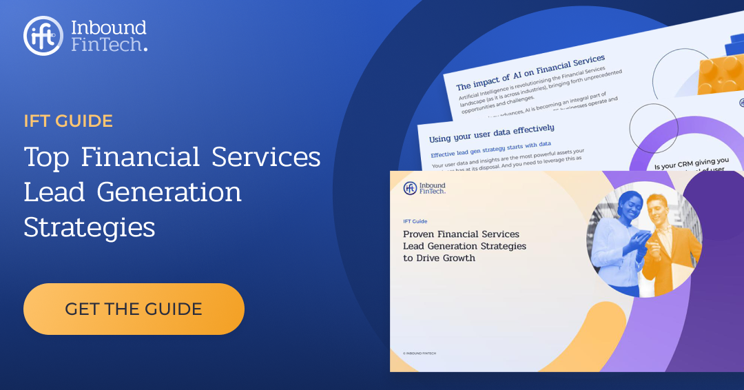 CTA image | Top FSI Lead Generation Strategies | IFT blog