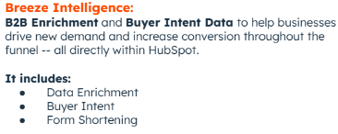 breeze intelligence details