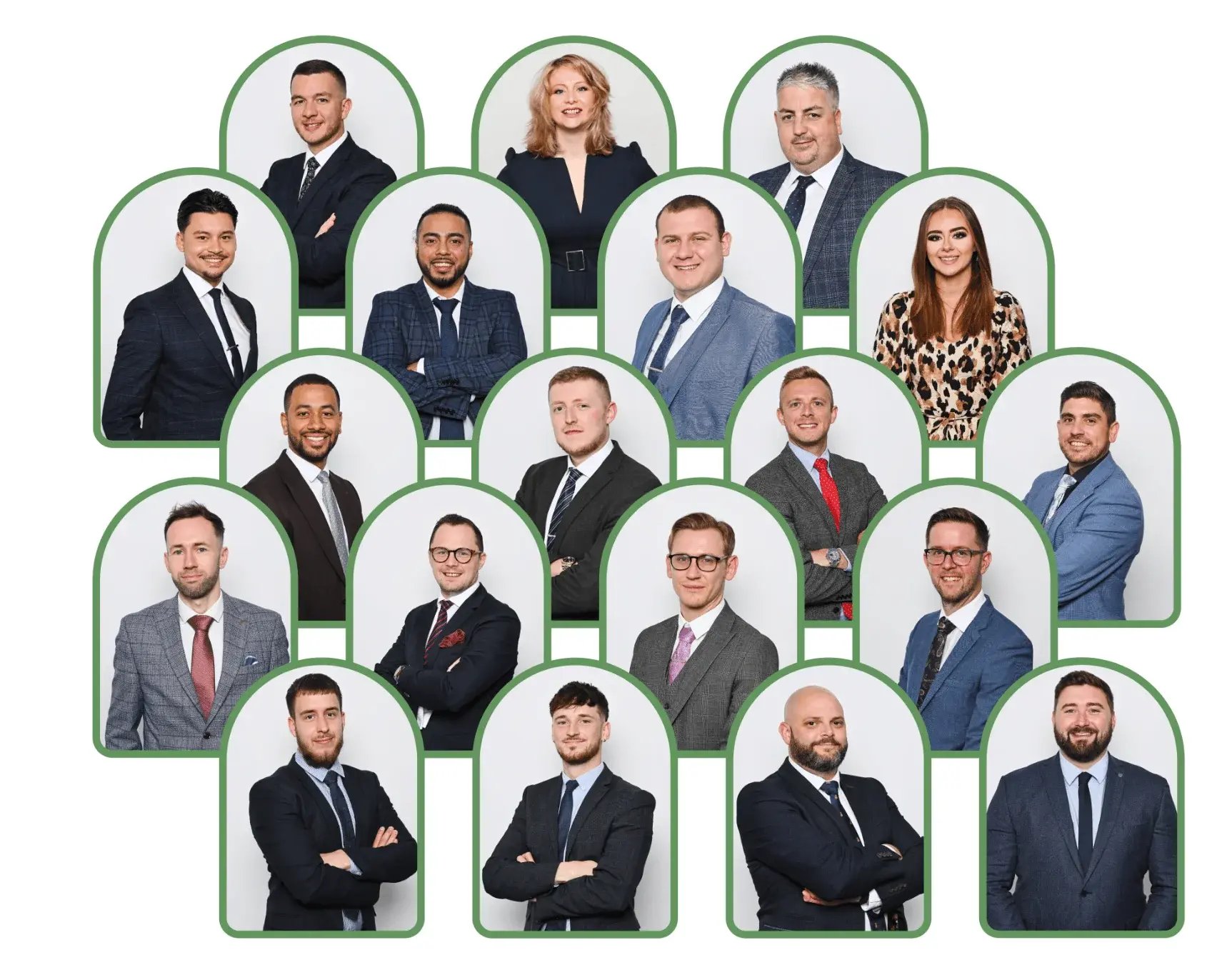 Millbrook Business Finance team collage representing commercial lending expertise.