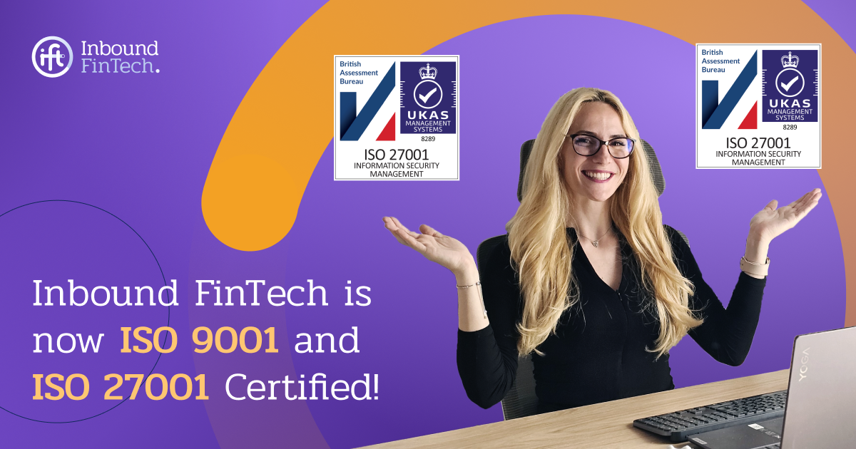 inbound fintech iso certification