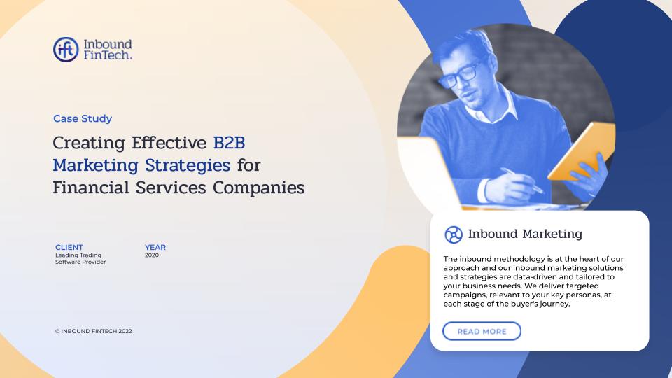 B2B Marketing Case Study for FinTech & Financial Services | IFT