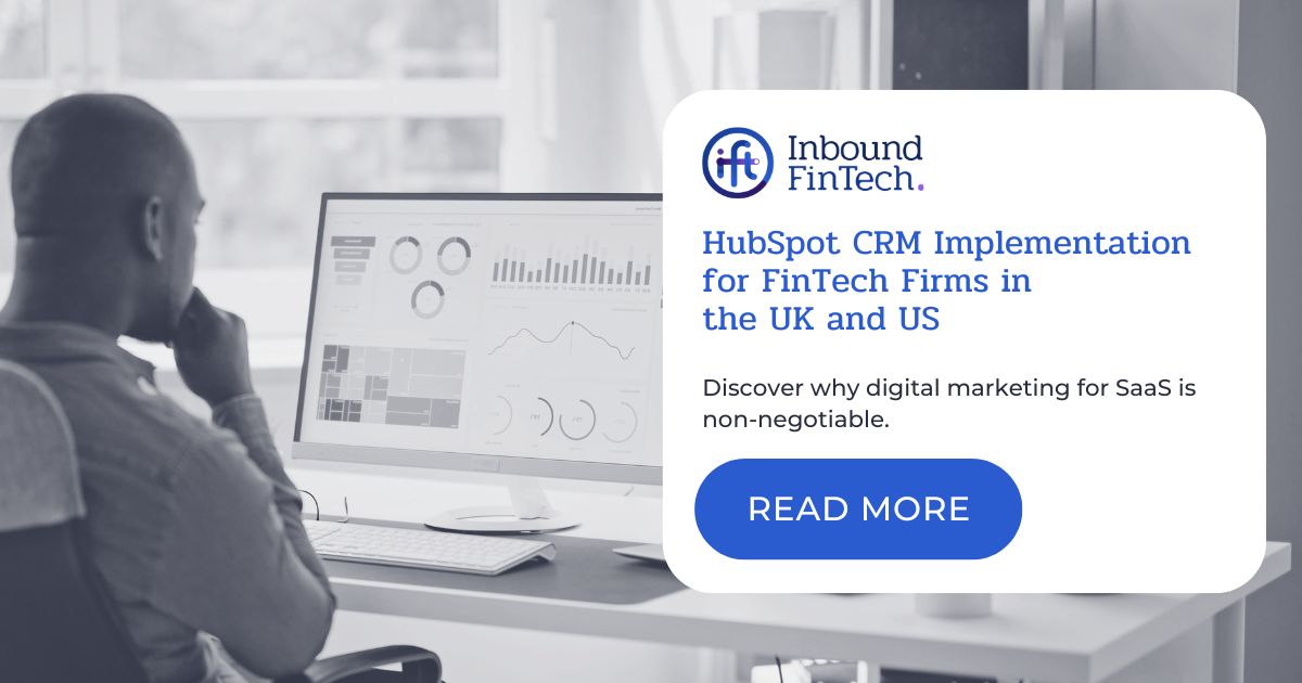 HubSpot CRM Implementation for financial services companies