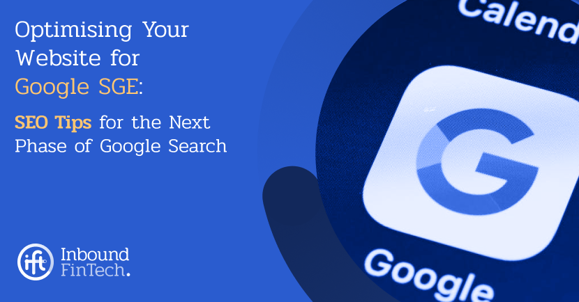 Preparing & Optimising for Google SGE - AI-Powered Search | IFT Blog Feature Image - Google Chrome Logo in Blue.