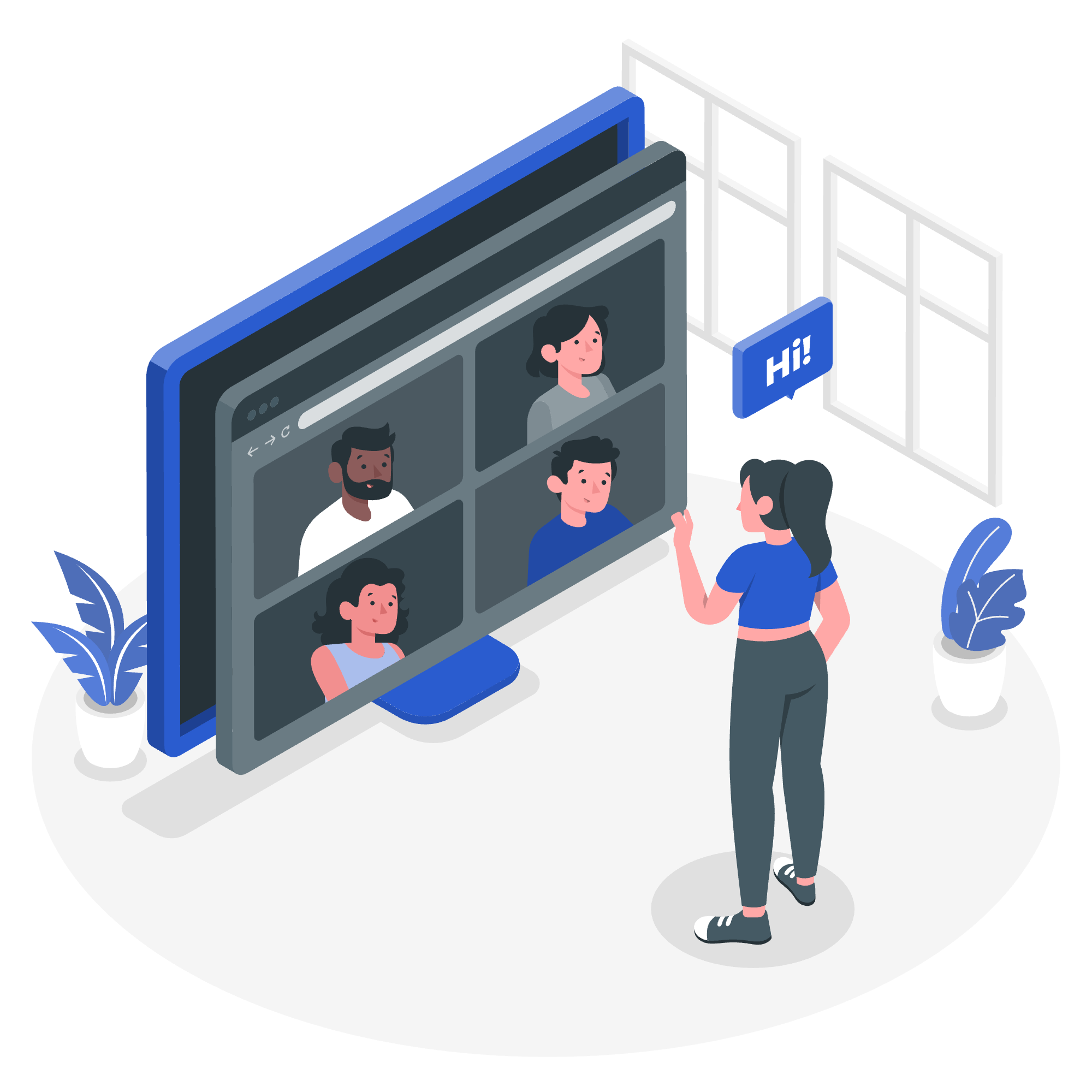 Remote meeting-amico